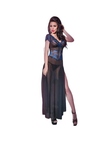 Chemise in Tulle Lunga - De Sade Shop