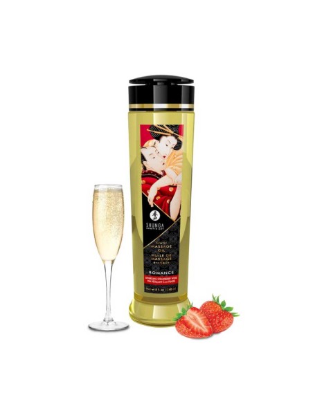 Olio da Massaggio Fragola 240 ml - De Sade Shop